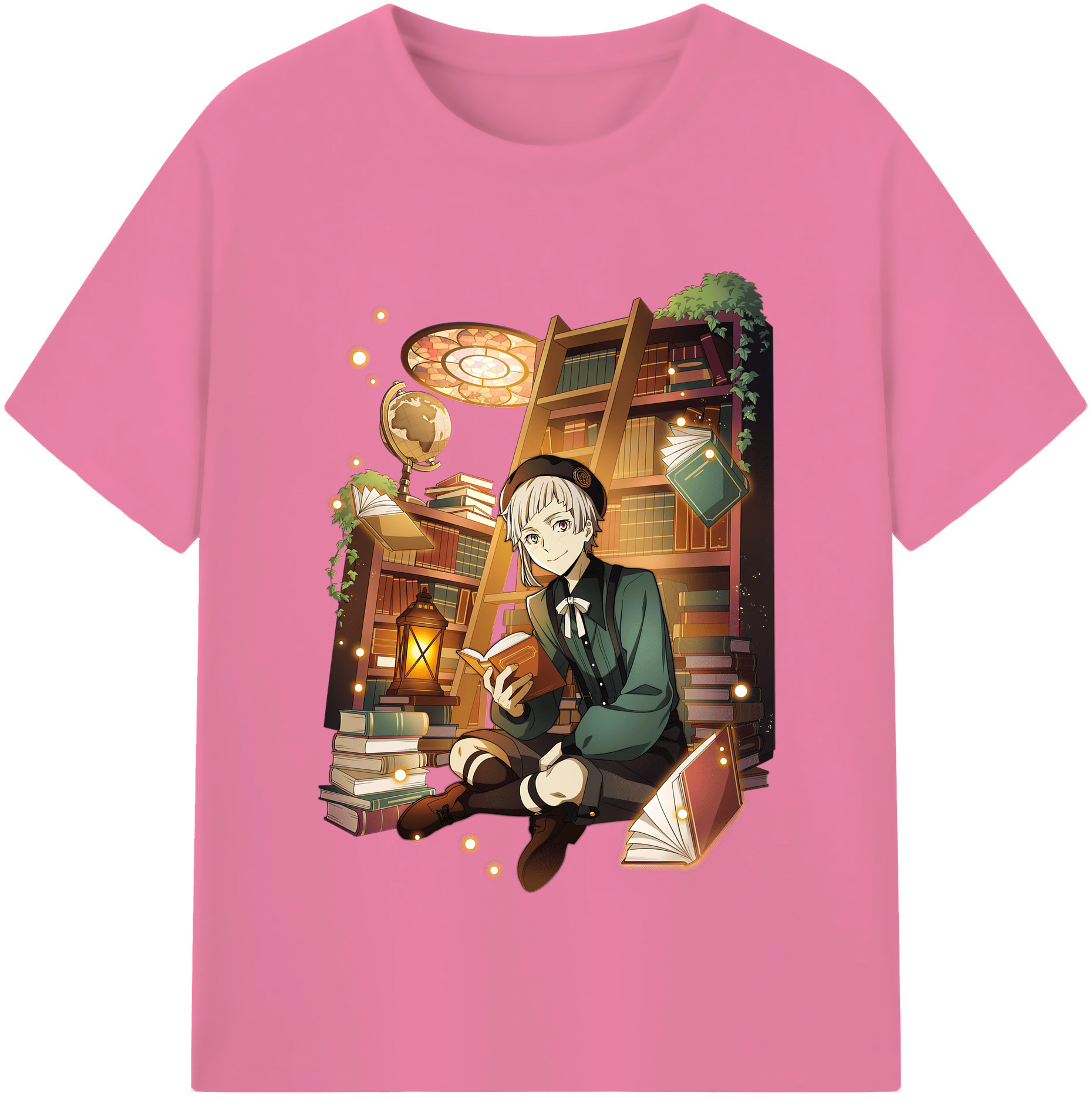 （画像用） 文豪ストレイドッグス Bungo Stray Dogs 綿100％半袖Tシャツ（フロントプリント）